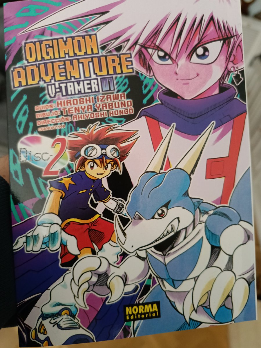Por fin tengo el volumen 2 de Digimon adventure v-tamer en español!
Gracias <a href="/NormaEdManga/">NormaEdManga</a> <a href="/YABU_Ten/">やぶのてんや 『ベンケイのナキドコロ』1巻発売中 !!</a> <a href="/donsuke_i/">井沢ひろし</a> 

Para mí este es el volumen más importante, ya que es donde la historia empieza a ser más centrada.
