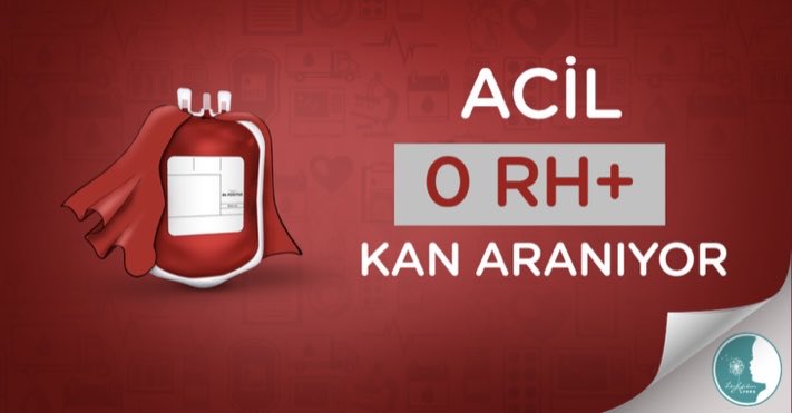 🚨#Antalya Akdeniz Üniversitesi Hastanesi’nde tedavi gören Bekir Ali HABİRE (6) için 0 Rh(+) #granülosit #kan  ihtiyacı vardır.
📱İrtibat:0 (534) 404 44 22
❗İhtiyaç çok #acildir.
❗Gitmeden önce iletişime geçiniz.