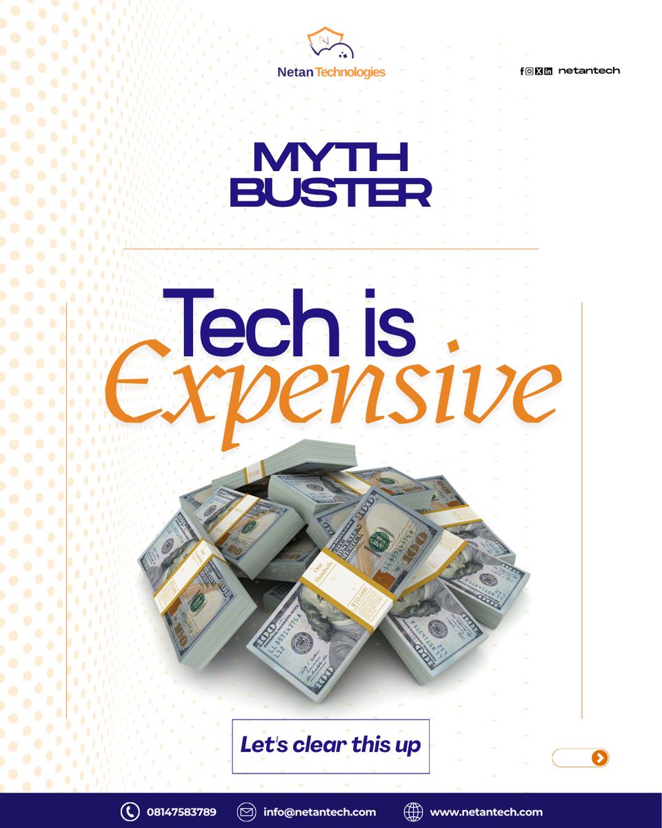 NetanTech's tweet image. Good security isn&apos;t cheap
Cheap security isn&apos;t good.
Choose wisely.
Netan Tech keeps your data safe, always. 

#cybersecurity #netantech #internationalmensday #nigeriaisbleeding