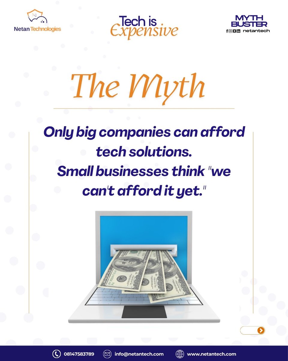 NetanTech's tweet image. Good security isn&apos;t cheap
Cheap security isn&apos;t good.
Choose wisely.
Netan Tech keeps your data safe, always. 

#cybersecurity #netantech #internationalmensday #nigeriaisbleeding