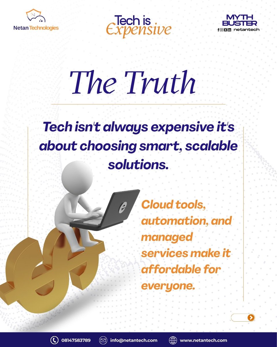 NetanTech's tweet image. Good security isn&apos;t cheap
Cheap security isn&apos;t good.
Choose wisely.
Netan Tech keeps your data safe, always. 

#cybersecurity #netantech #internationalmensday #nigeriaisbleeding