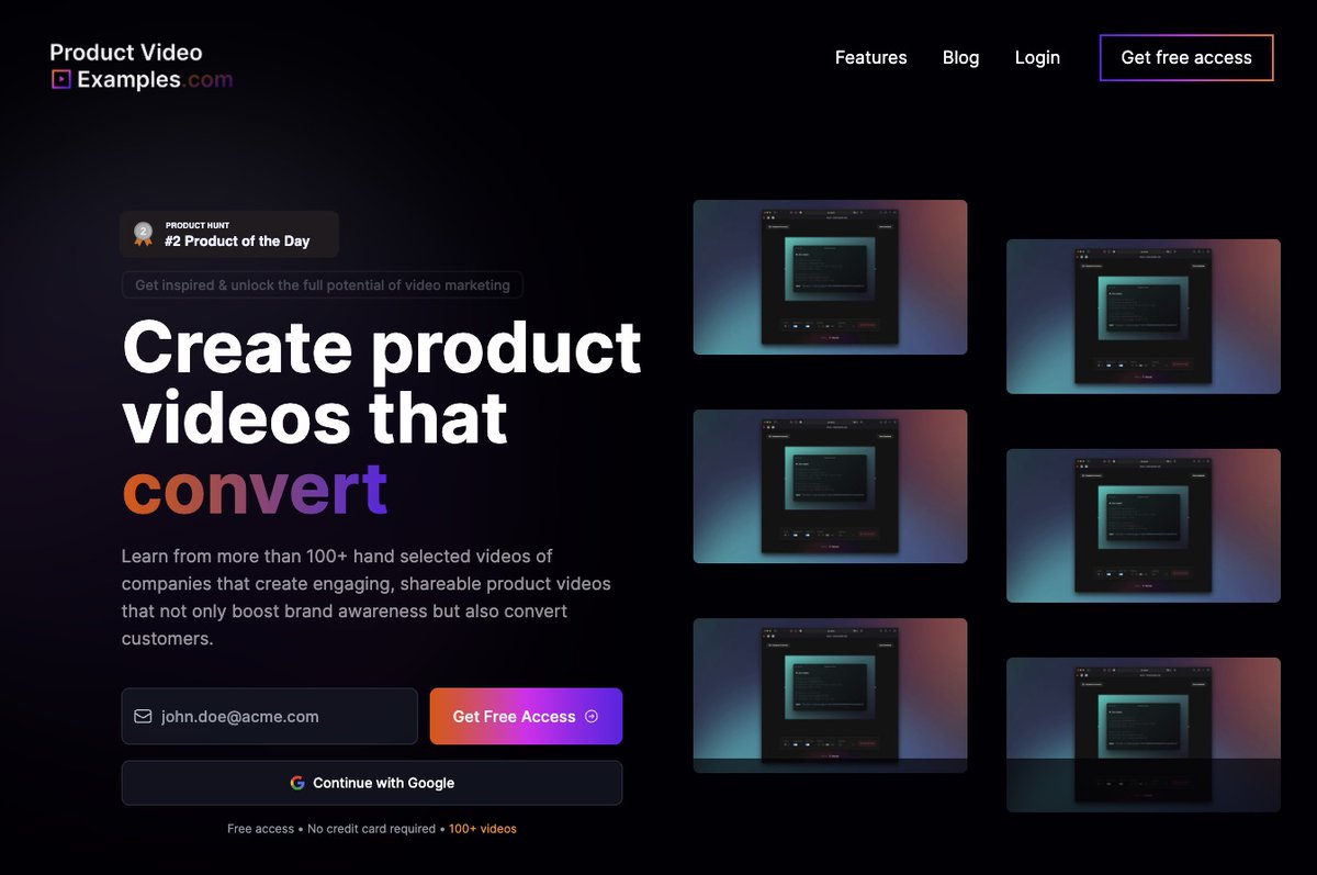 我非常喜欢获取“流量产品”。

我用 ProductVideoExample 做过，而且我很乐意做更多。

如果你有能带来流量的产品（免费或收费均可），请私信我。