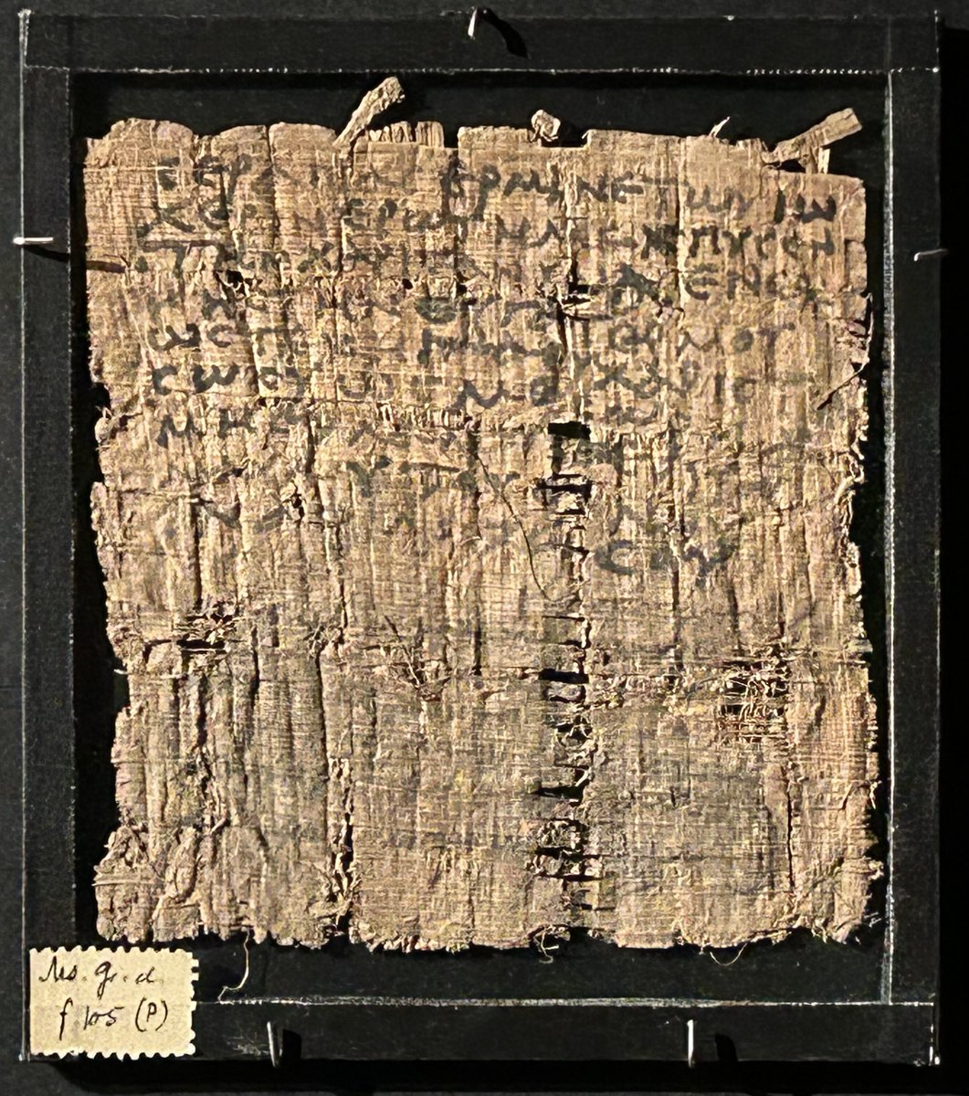 vicitracitta's tweet image. A mother-in-law’s letter asking her son-in-law to send her daughter home for childbirth with the assurance that she will pay for donkey transport, early 3rd century CE, Egypt, Bodleian Libraries, University of Oxford, Oxford. On display in the ongoing Treasured exhibition.