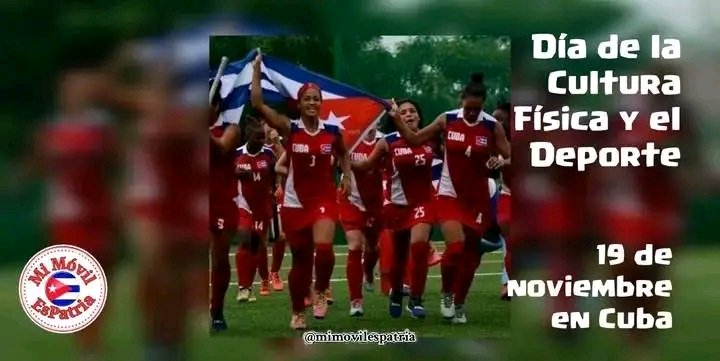 Muchas felicidades a todos los integrantes del movimiento deportivo  cubano, por estar celebrando su 40 Aniversario del" DÍA DE LA CULTURA FÍSICA Y EL DEPORTE ". #CubaVencerá #100AñosConFidel #SanctiSpíritusEnMarcha <a href="/DeivyPrezMartn1/">Deivy Pérez Martín</a> <a href="/AlexisLorente74/">Alexis Lorente Jiménez</a> <a href="/ObraDe/">LaObraDeLaRevoluciónSS</a>