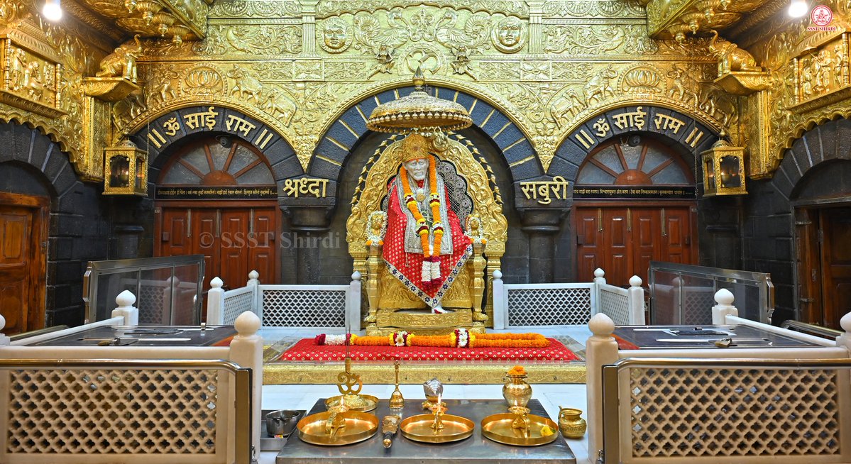 SSSTShirdi's tweet image. *!! ॐ साई राम !!*
*श्री साईबाबा संस्थान विश्वस्त व्यवस्था,शिर्डी*
*!! ॐ Sai Ram !!*
*Shri Saibaba Sansthan Trust, Shirdi*
≈≈≈≈≈≈≈≈≈≈≈≈≈≈≈≈≈ 
*आरती :- धुपारती*    
*बुधवार १९ नोव्हेंबर २०२५*  
*Aarti :-Dhooparti*
*Wednesday 19 Nov 2025*