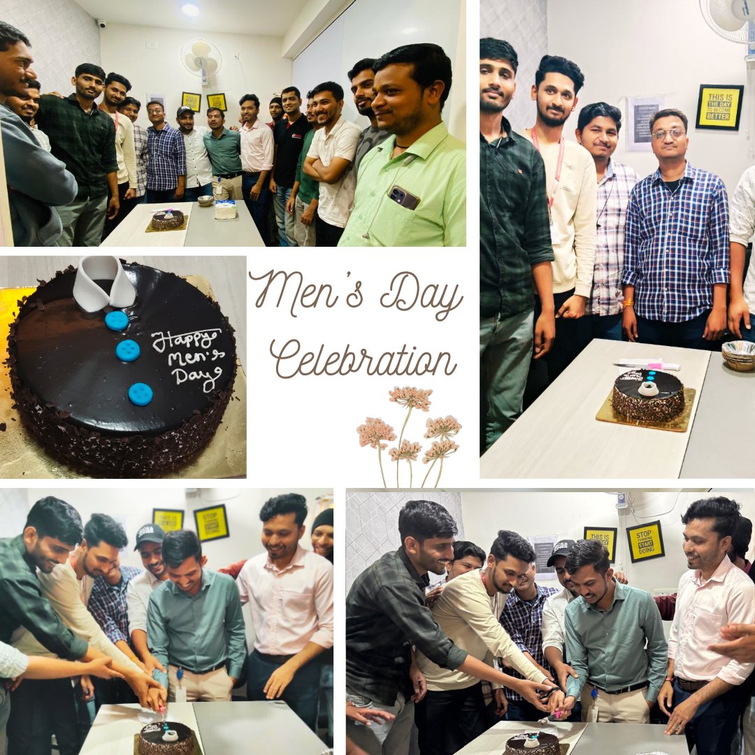 Cutting cake, spreading joy—celebrating the incredible men who make our workplace better every day.

#InternationalMensDay #HappyMensDay #CelebratingMen #MenAtWork #TeamCelebration #WorkplaceCulture #OfficeVibes