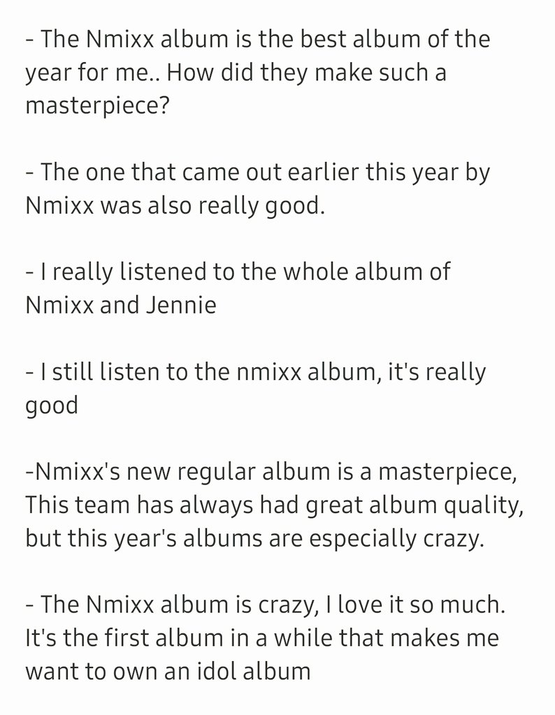 mixx_data's tweet image. [Theqoo hot] 
This year, only three idol albums received 4 or more stars on IZM 🔥

Ruby (JENNIE)
Glow up (RESCENE)
Blue Valentine (NMIXX) 🆕️

#NMIXX #엔믹스 
#BLUEVALENTINE