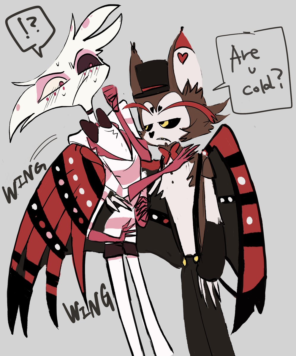 ハズビンホテルS2ラストがやばすぎて久しぶりに画面の前で絶叫したので別垢過去絵のハスエンを上げに来ました
#huskerdust #hazbinhotel