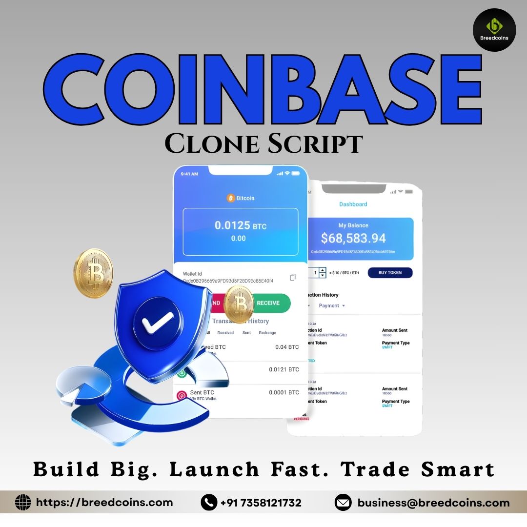 breedcoins's tweet image. The Coinbase Clone Script from BreedCoins empowers startups and entrepreneurs to create world-class exchanges with advanced security.

Get a Demo &amp;gt;&amp;gt; breedcoins.com/coinbase-clone…

#CoinbaseCloneScript #CoinbaseClone #CryptoSolutions #UnitedStates #Singapore #UnitedKingdom #Germany