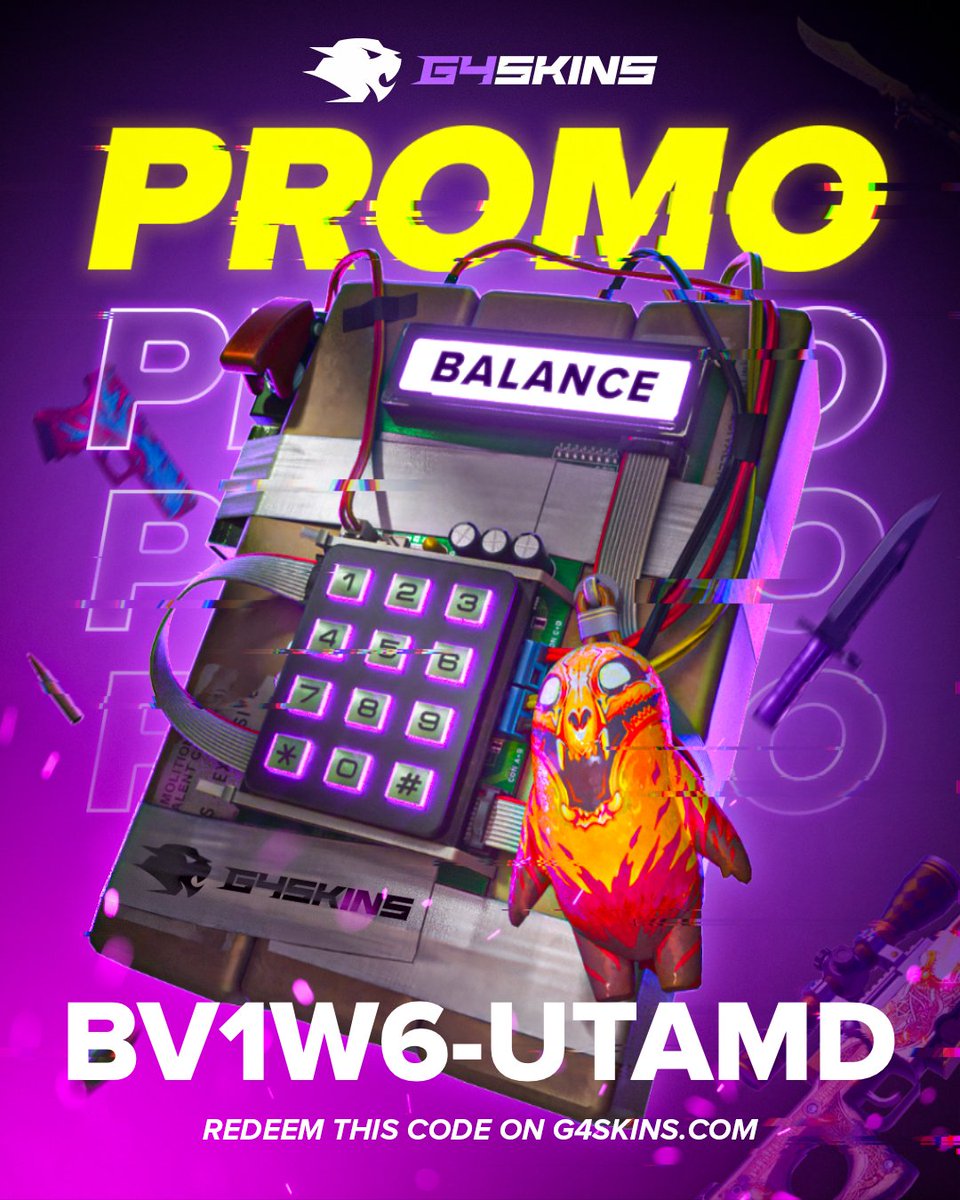 g4skinsdotcom's tweet image. New promo code for balance!🔥 

Hurry up and redeem it!

#free #code #promocode #g4skins #counterstrike #counterstrike2 #csgo #cs #cs2 #balance