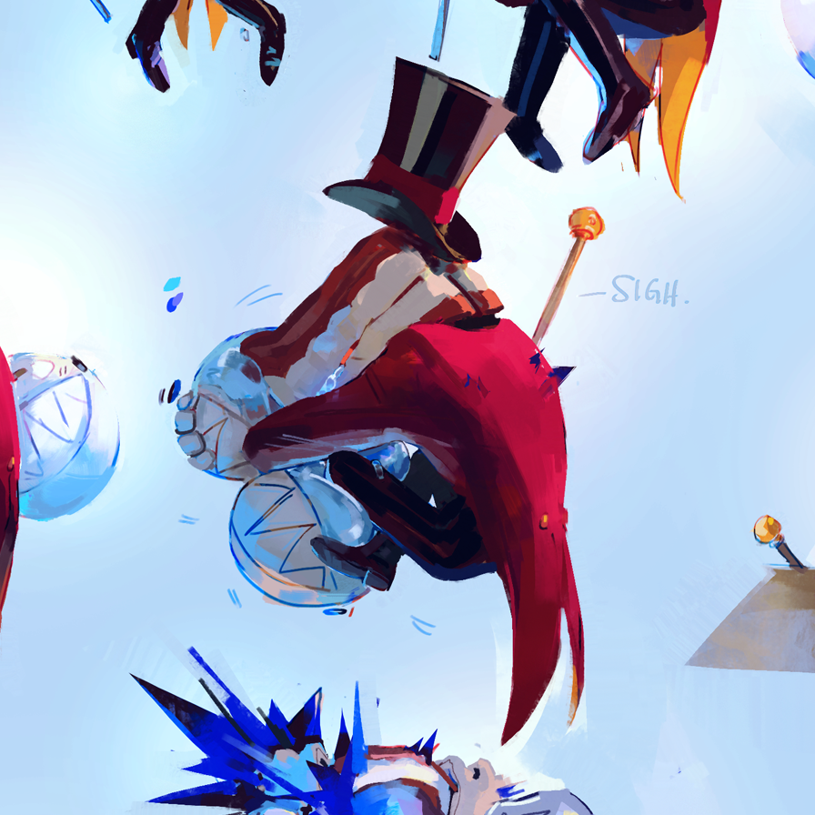 doncdesole's tweet image. Caine squishing Bubble. #tadc