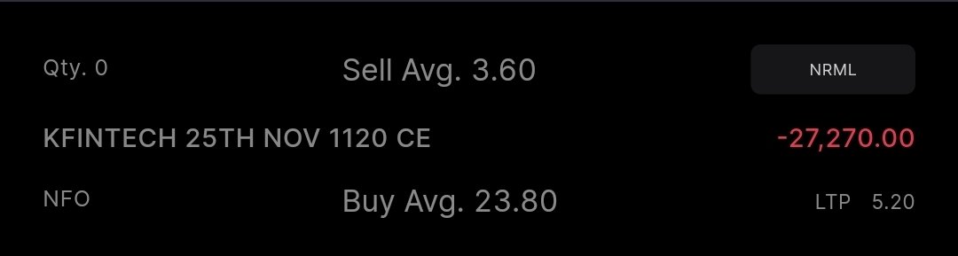 karthikeyanbcca's tweet image. #Kfintech booked loss in 1120CE