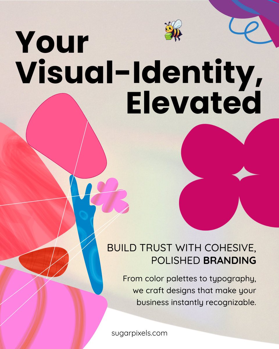 SugarPixelsInc's tweet image. Brand consistency = credibility. 💡

Let’s give your brand the professional polish it deserves, cohesive design at a time.

✨ Book your branding consultation now: sugarpixels.com

#VisualIdentity #BrandStrategy #DesignStudio