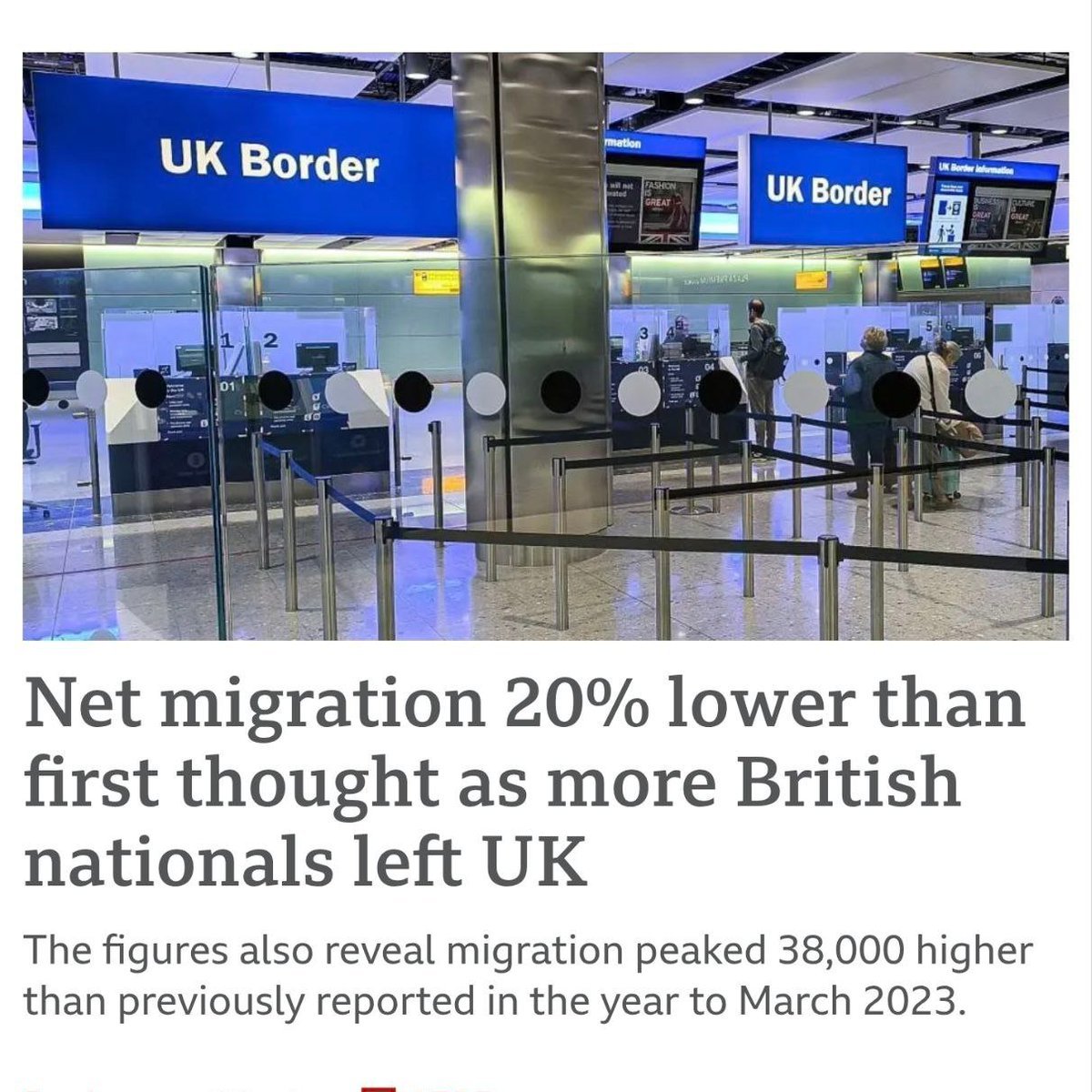 Please stop paying attention to "net migration". If a million jihadists arrive, their impact isn't ameliorated by a million Brits leaving, it's worsened.
