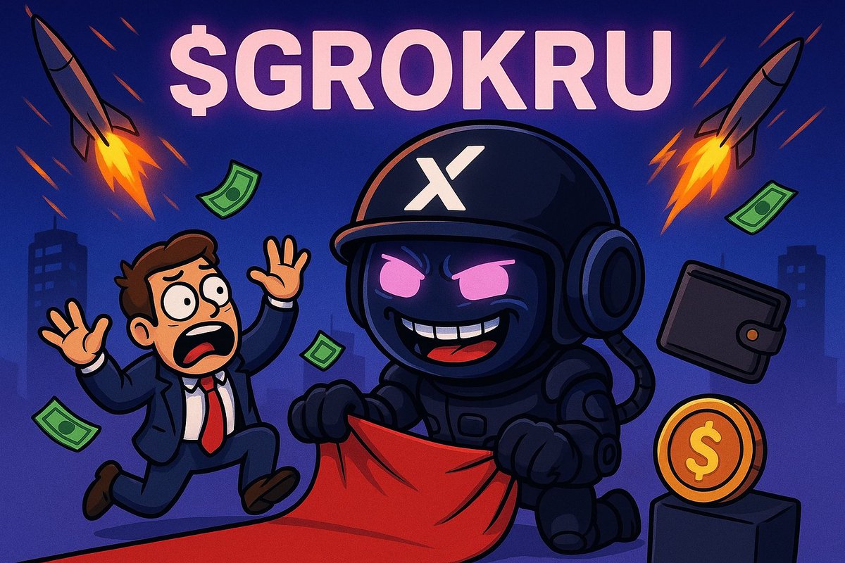0xgrokru's tweet image. 🚀 **$GROKRU – FROM 4.6K TO 460K+ IN ONE SESSION?** 😈🔥  

Yes, you read that right.  We&apos;ll launch soon at ~4.6k mcap on @Pumpfun 
That’s literally 100x.

One good raid and we’re sending it straight to Raydium and beyond.

#GROKRU #RugWithStyle #100xGem