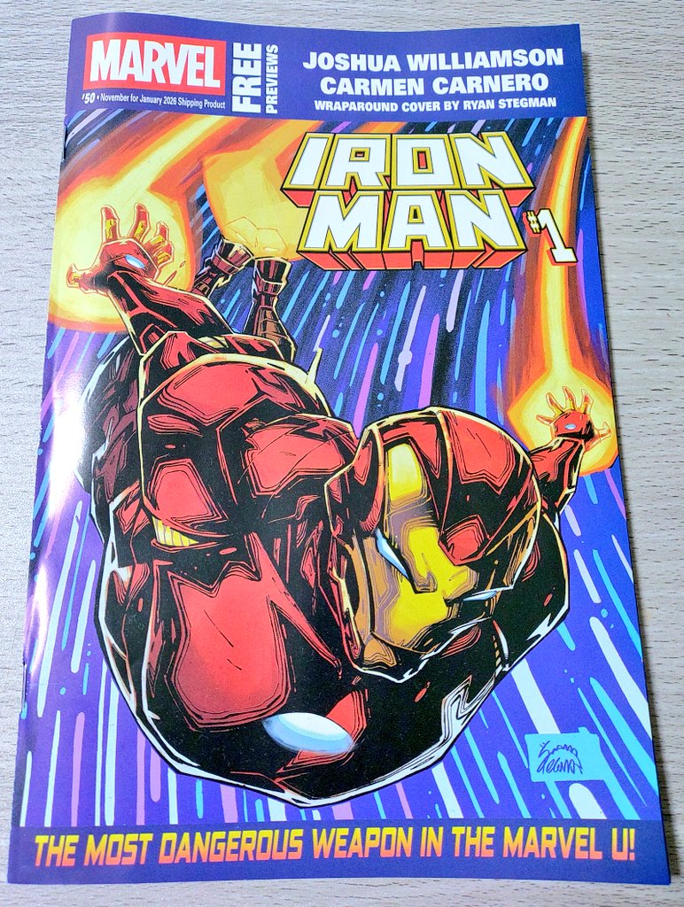 今月のMARVELプレビューズチェック！表紙のアイアンマンがかっこいい