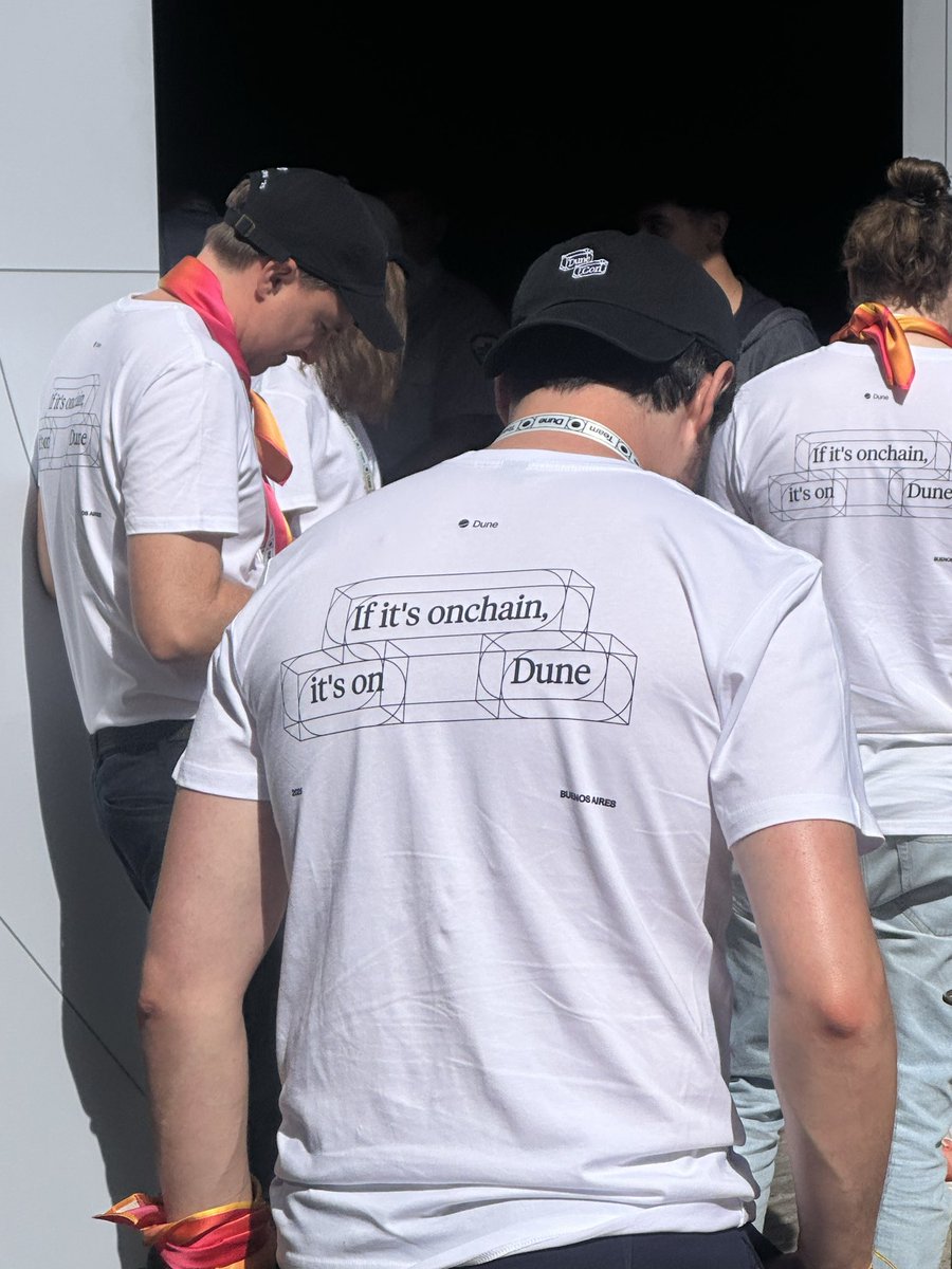 New day in Argentina.
<a href="/Dune/">Dune | DuneCon 🇦🇷</a> con is amazing, but a couple of logos are missing <a href="/auroraisnear/">Aurora</a> 😏

Come to networking zone if you want know more about <a href="/Calyxdotxyz/">Calyx</a> <a href="/near_intents/">NEAR Intents</a> 

#dunecon25