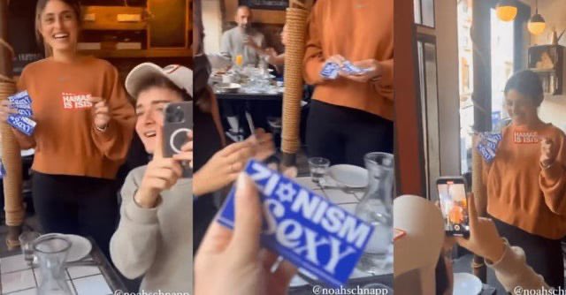 cursedhat's tweet image. what do you mean he’s not a zionist? he was promoting “zionism is sexy” stickers. that’s pretty fucking clear cut.