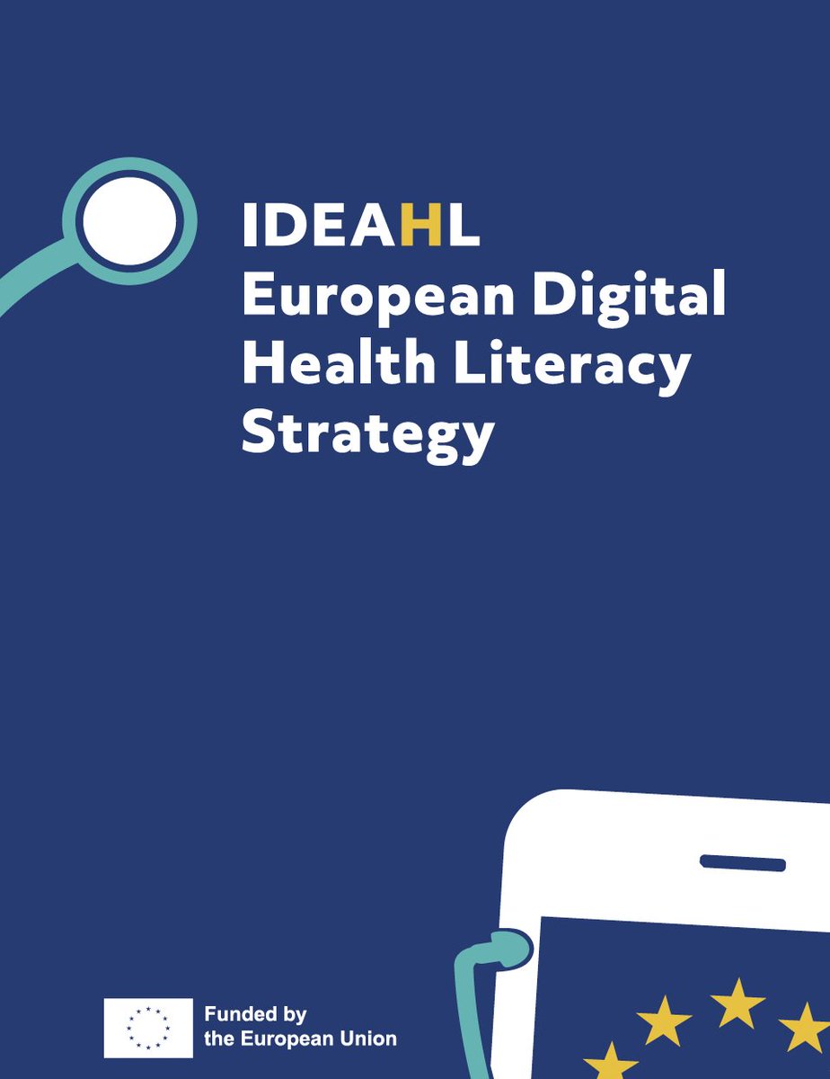 ana_luisa_neves's tweet image. The IDEAHL European Digital Health Literacy Strategy, a highly valuable  resource for anyone wanting to deepen their understanding of digital  health literacy. lnkd.in/dmFfjp_S (3/3)