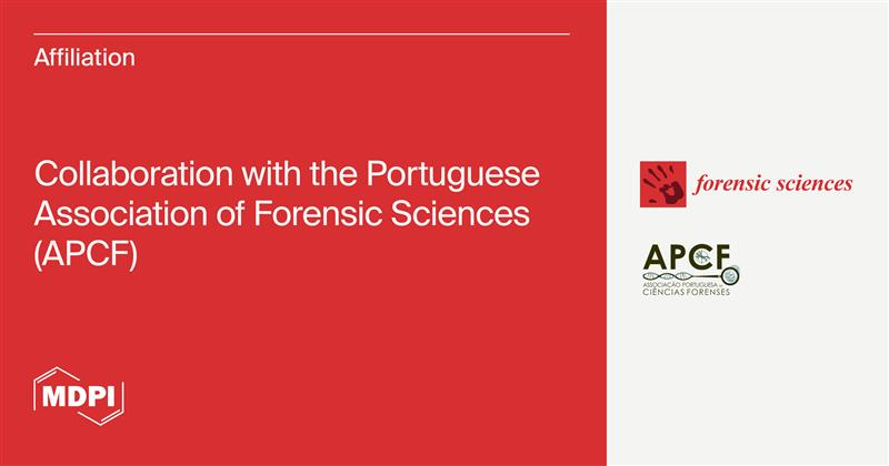 ForensicSciMDPI's tweet image. We are honored to collaborate with the Portuguese Association of Forensic Sciences (APCF). 

Our sincere gratitude goes to Prof. Dr. Ricardo Jorge Dinis-Oliveira, President of APCF and Associate Editor of our journal, for his invaluable support.

🔗apcforenses.org/revistas-cient…