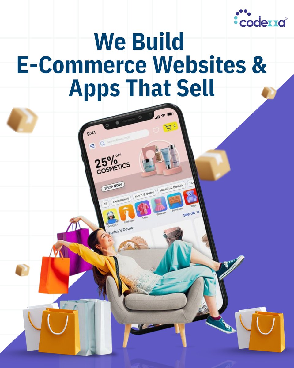 CodexxaIndia's tweet image. Your eCommerce idea deserves a perfect website or app.
Let Codexxa bring it to life beautifully designed, user-friendly, and built to sell. 💼

#Codexxa #EcommerceDevelopment #WebsiteDesign #MobileApps #OnlineStore #DigitalTransformation