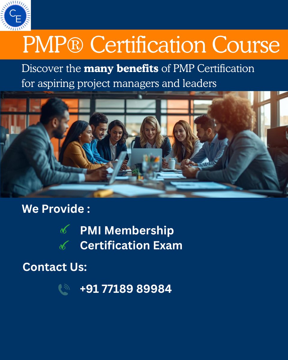 certifyera's tweet image. Level up your career with PMP® Certification.
Master skills that make leaders stand out. 🚀

#PMP #PMPCertification #ProjectManagement #CareerGrowth #Leadership #ProfessionalDevelopment #SkillUpgrade #PMI