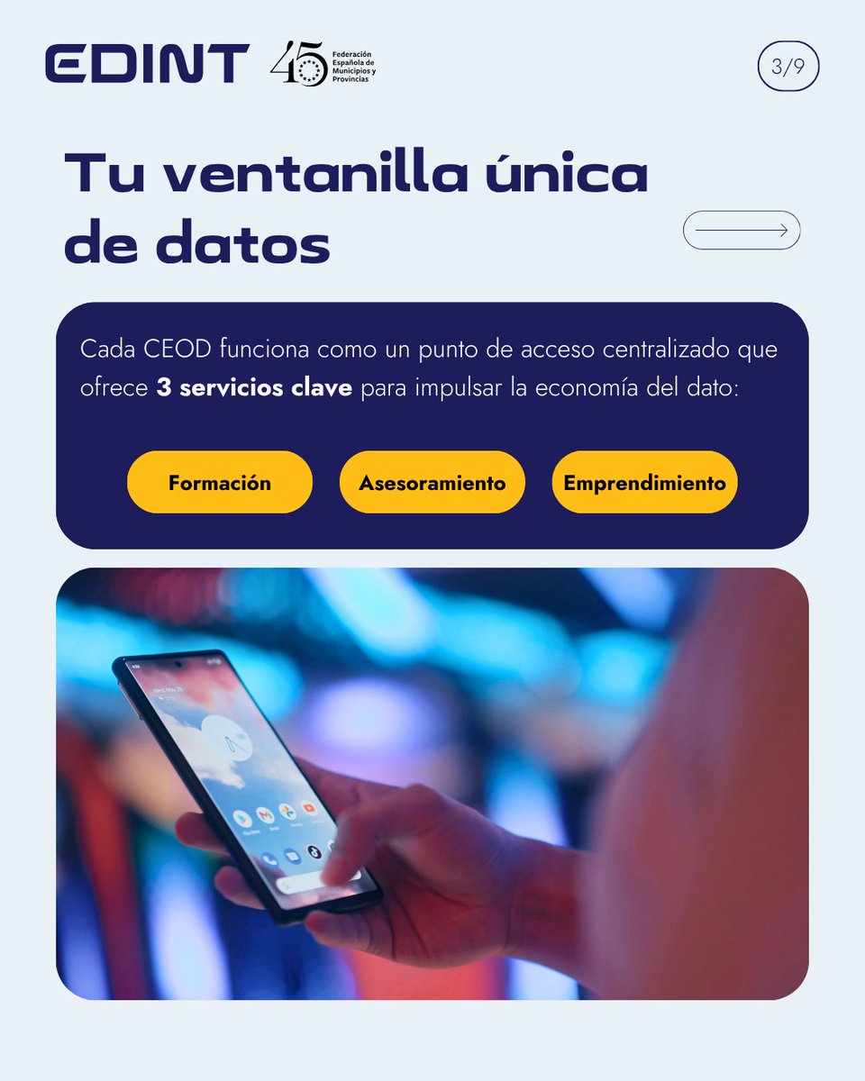 ↗️ Has oído hablar de ellos en cada uno de los lanzamientos de estas semanas...

Pero, ¿qué es exactamente un CEOD? 🤔

Son la columna vertebral de #EDINT y la clave para transformar los territorios.

🧵 ¡Aquí te contamos más! 👇
