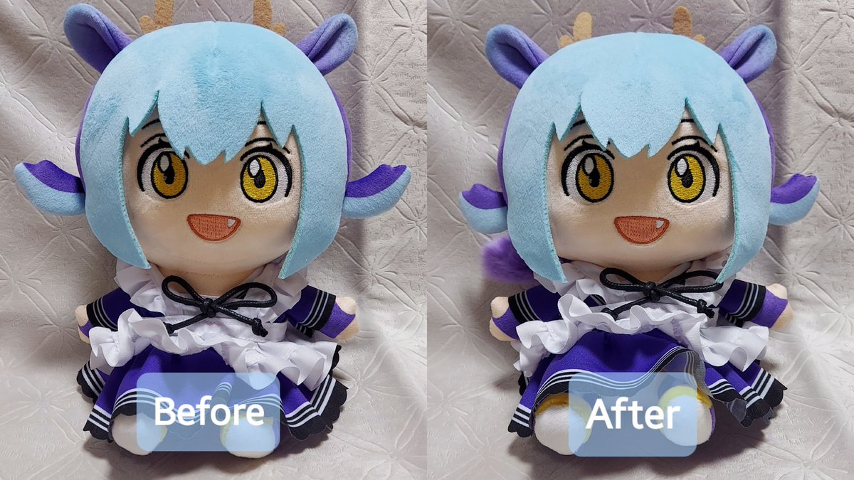 ラドぬい顎無かったから顔面マッサージして顎作りましたよ( ˘ω˘)