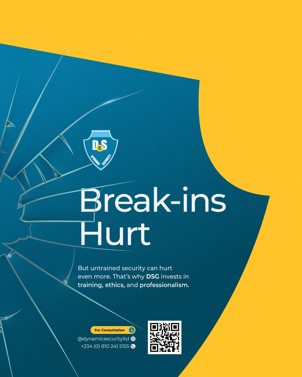 Dynamicgroups01's tweet image. Muscle alone won’t keep you safe.
Training. Integrity. Vigilance. That’s DSG. 🔒🔥
Hire guards who know what they’re doing.
📩 DM or ☎️ 0810 241 5155
#DSGSecurity #ProfessionalSecurity #TrainedGuards #AlwaysOnGuard