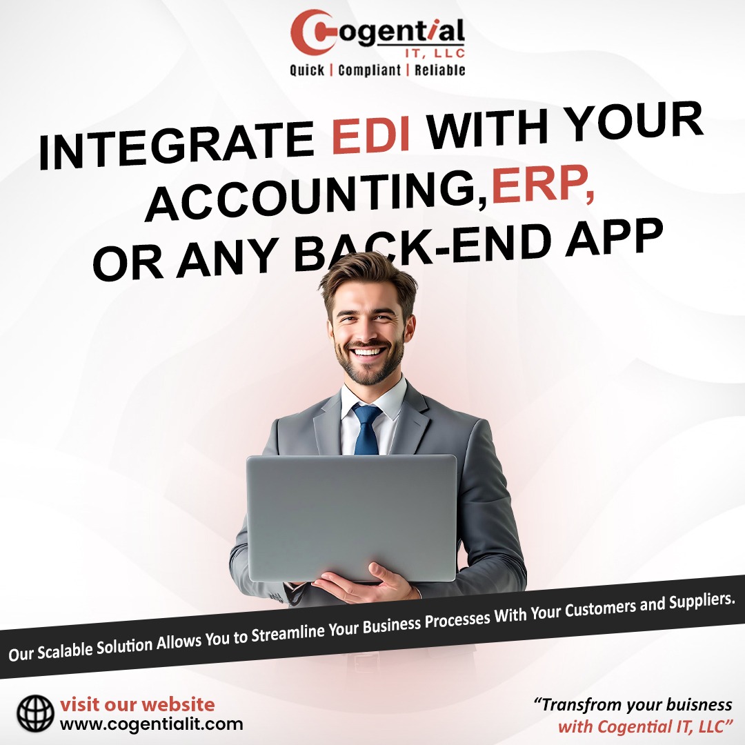 cogential's tweet image. Visit for more details.
☎ 1-307-699-6546
🌍 cogentialit.com

#ediintegration #edisolutions #erpconnect #accountingsoftware #backendapps #businessautomation #dataintegration #ediprovider #ediserver #techsolutions #b2bconnect #supplychaintech #digitalworkflow #cloudedi