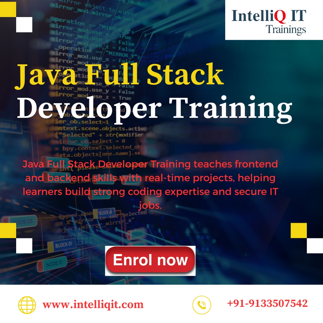 IntelliQIT's tweet image. Visit: intelliqit.com

#IntelliQIT #javafullstack #javafullstackdeveloper #FullStackDeveloper #fullstack #onlinetraining #OfflineTraining #jobopportunity #CareerGrowth #CareerOpportunity #career #onlinecoaching #onlineofflineclasses #springboot #css #java #JavaScript