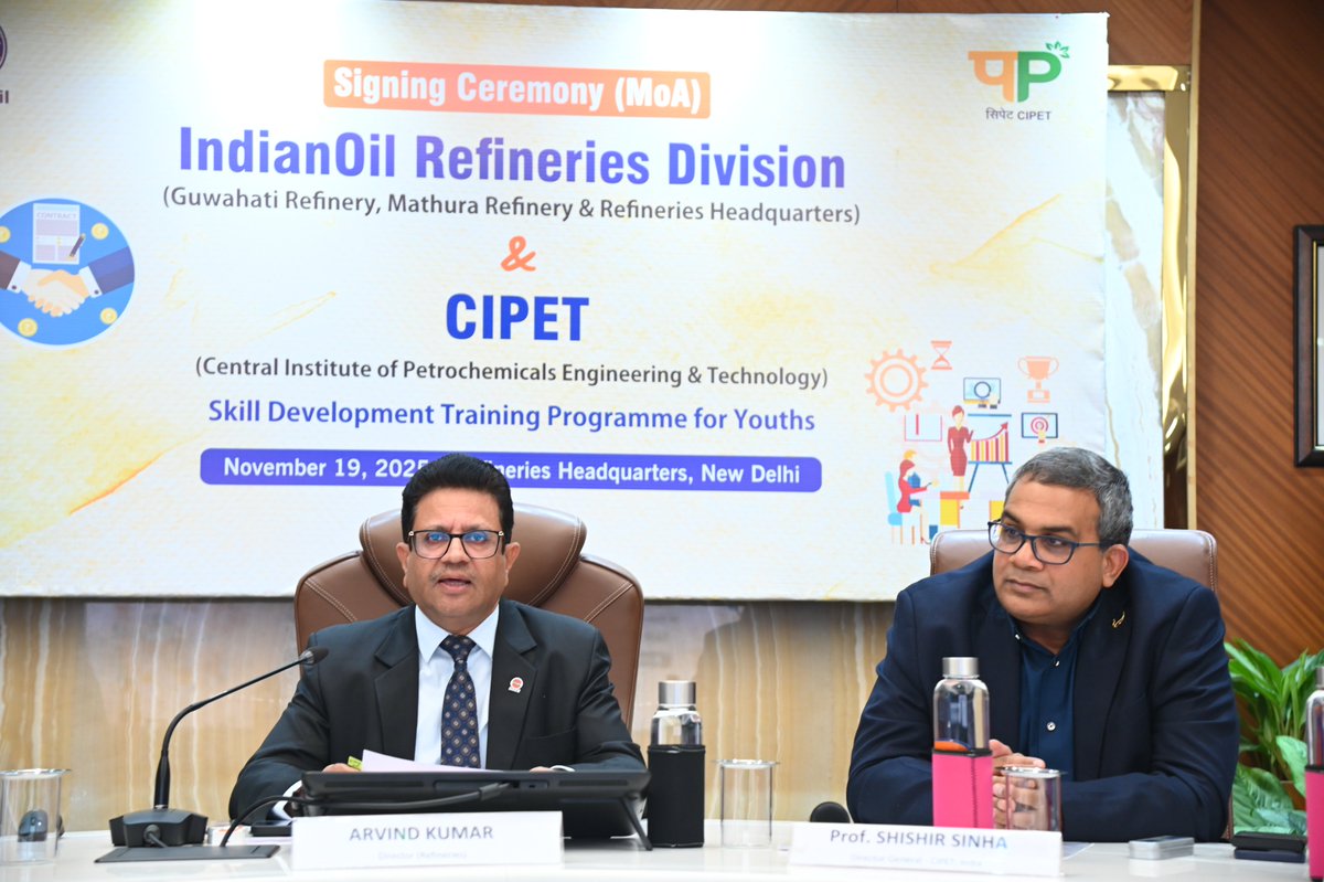 Director (Refineries), IndianOil tweet media