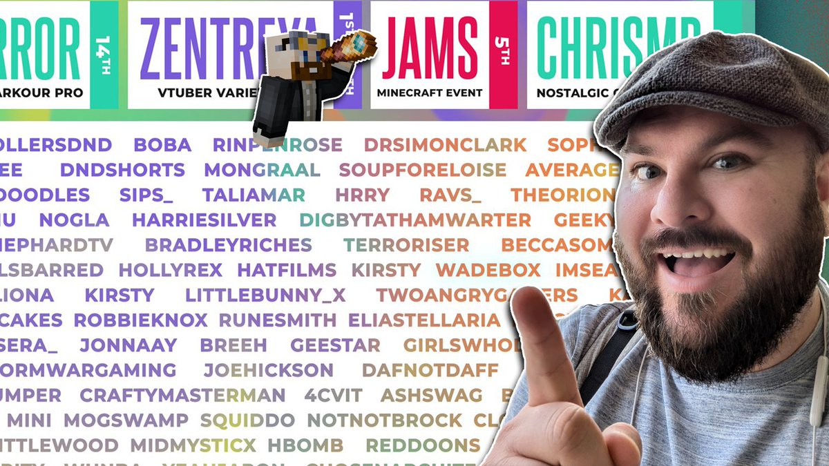 WadeBox's tweet image. Get ready for another chaotic JAMS, as @bumpyJake, myself and the team are back with a second serving of our 100-creator charity event!

A clue for the twist this year: If last time was all about trust &amp;amp; betrayal, this year&apos;s themes are collaboration &amp;amp; togethernes... 🤔