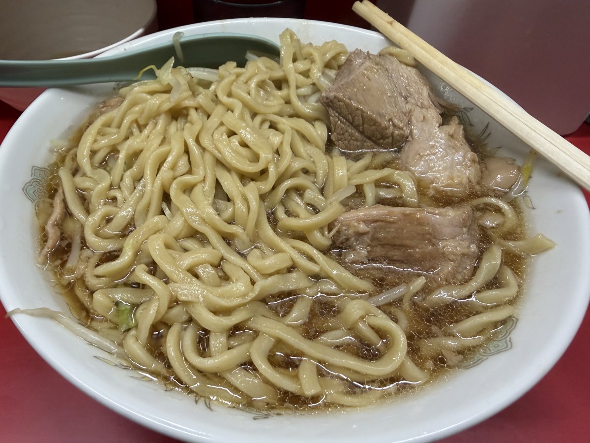 ジロ活！
今回も星師匠のアテンドは完璧
上野毛店の非乳化うんむゃい