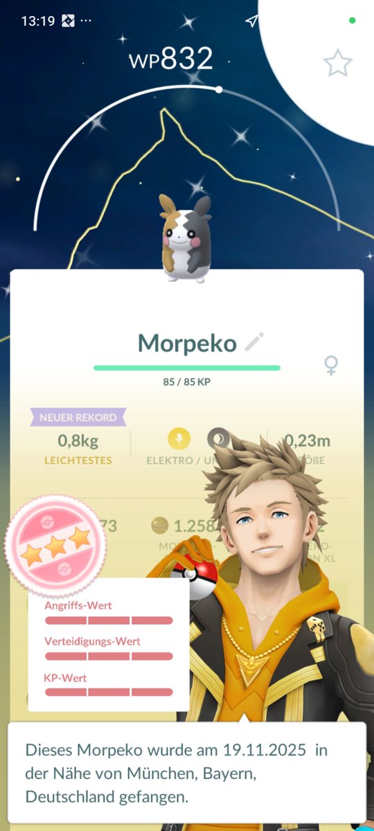 Guess that's the jackpot in this event 🎉🎉

Now i need many xl candy cause i already started pushing my hundo for the tasks ^^

#PokemonGOApp
#Pokemon