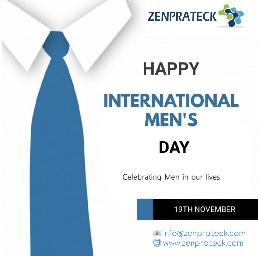 zenprateck's tweet photo. Happy International Men’s Day from ZENPRATECK!

Today we celebrate the strength, compassion and dedication that men bring to their families, workplaces and communities. Wishing everyone a day of respect, balance and well-being.

#InternationalMensDay #MensDay2025 #Zenprateck https://t.co/EyQ9ivviUW