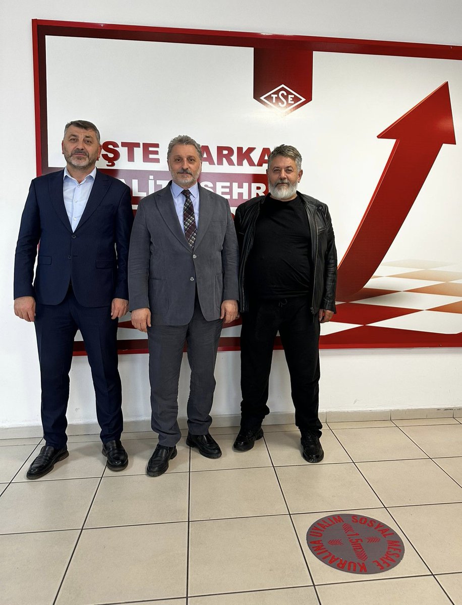 TSE Bursa koordinatörü, TÜMBİFED Genel Başkanı 
Sayın Mehmet HÜSREV Bey'i ziyaret ettim. İlgi ve alakası için Genel Başkanımıza teşekkür ediyorum.