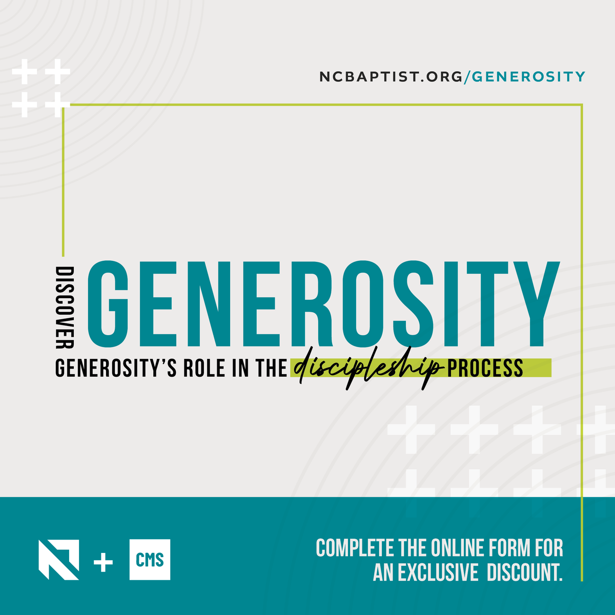 Host Generosity Training in your church! Money matters because it fuels the mission. We want to see all N.C. Baptists on mission by discovering generosity’s role in the discipleship process. #OnMissionTogether

Learn more &amp; apply for a discount today 👉 ncbaptist.org/generosity