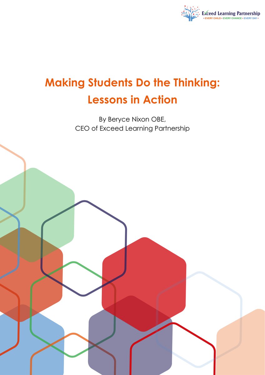 ExceedLP's tweet image. We’re proud to share the latest reflections from our CEO, @BeryceNixon OBE in her latest blog post.

It’s an inspiring look at how learning flourishes when students are doing the thinking.

You can read it here - exceedlp.org.uk/ceo-blogs~1/ 🧡📚
