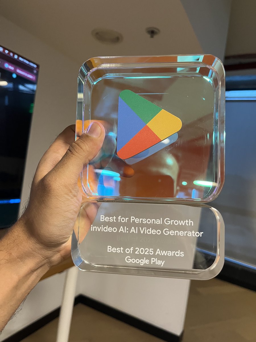 invideoOfficial's tweet image. Best apps of 2025 on @GooglePlay🚀