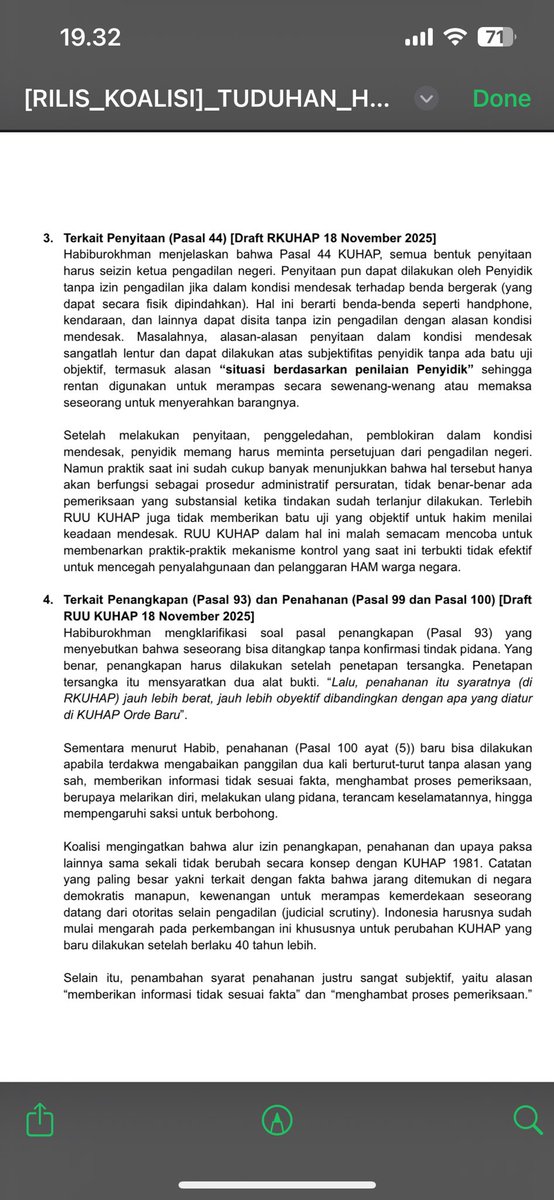 Sam_Ardi's tweet photo. RILIS KOALISI MASYARAKAT SIPIL UNTUK PEMBARUAN KUHAP

Menyikapi tuduhan hoax https://t.co/JkjyHQGAQn
