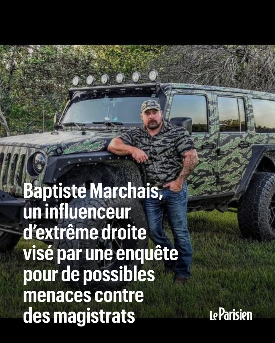 le_Parisien's tweet image. 💬 «Que la peur change de camp»

Dans une vidéo, diffusée sur YouTube, l’influenceur d’extrême droite, Baptiste Marchais, a appelé à divulguer des informations personnelles de plusieurs magistrats

➡️ l.leparisien.fr/Xhlk