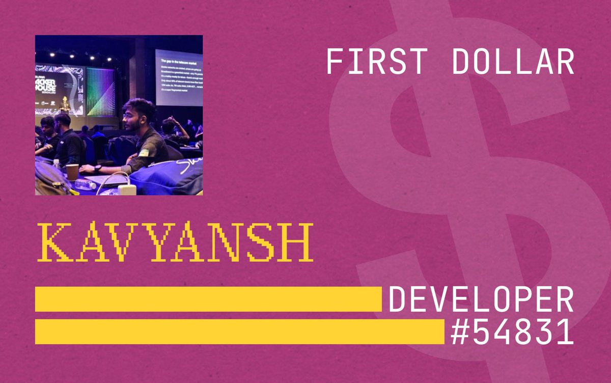 I will help you <a href="/earnfirstdollar/">First Dollar</a> on <a href="/base/">Base</a>

go to <a href="/YapdotMarket/">Yap.market</a> asap, yap&amp;earn
Want in?
firstdollar.money/?r=92YZD4