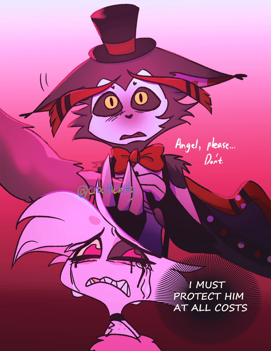 crocthekitty's tweet image. #hazbinhotelseason2
#huskerdust
I guess his determination was for his cute little kitty