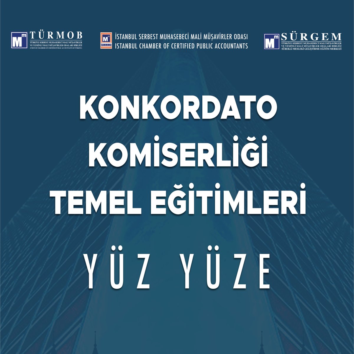 ISMMMODASI's tweet image. Konkordato Komiserliği Temel Eğitimleri (Yüz Yüze) - Ümraniye eğitimlerimiz hakkında detaylı bilgi ve kayıt için tıklayınız. ow.ly/zezH50Xu0OH
