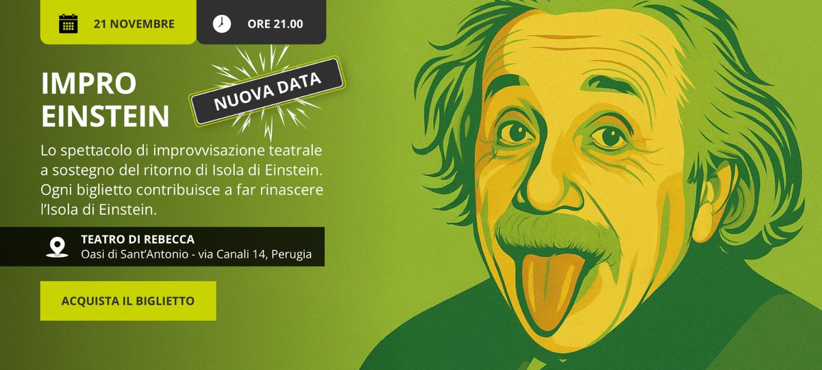 IncantoLago's tweet image. ✨ Lo spettacolo di improvvisazione teatrale a sostegno del ritorno di 𝕀𝕤𝕠𝕝𝕒 𝕕𝕚 𝔼𝕚𝕟𝕤𝕥𝕖𝕚𝕟! 🔬

🌊 L&apos;𝐈𝐬𝐨𝐥𝐚 𝐝𝐢 #𝐄𝐢𝐧𝐬𝐭𝐞𝐢𝐧 sul Lago #Trasimeno: un gioiello umbro dove scienza e natura si fondono! 🏝️

facebook.com/IncantoTrasime…