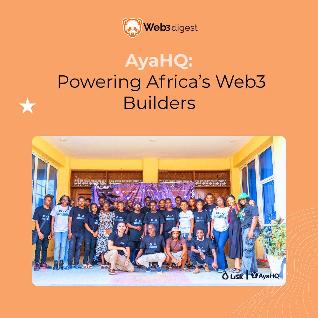 theweb3digest's tweet image. Aya HQ: Powering Africa’s Web3 Builders

If you want to understand where Africa’s next generation of Web3 founders and innovators will come from, look at @ayahq_ .

While many talk about the future of crypto and decentralization, Aya is building it from the ground up — not with…