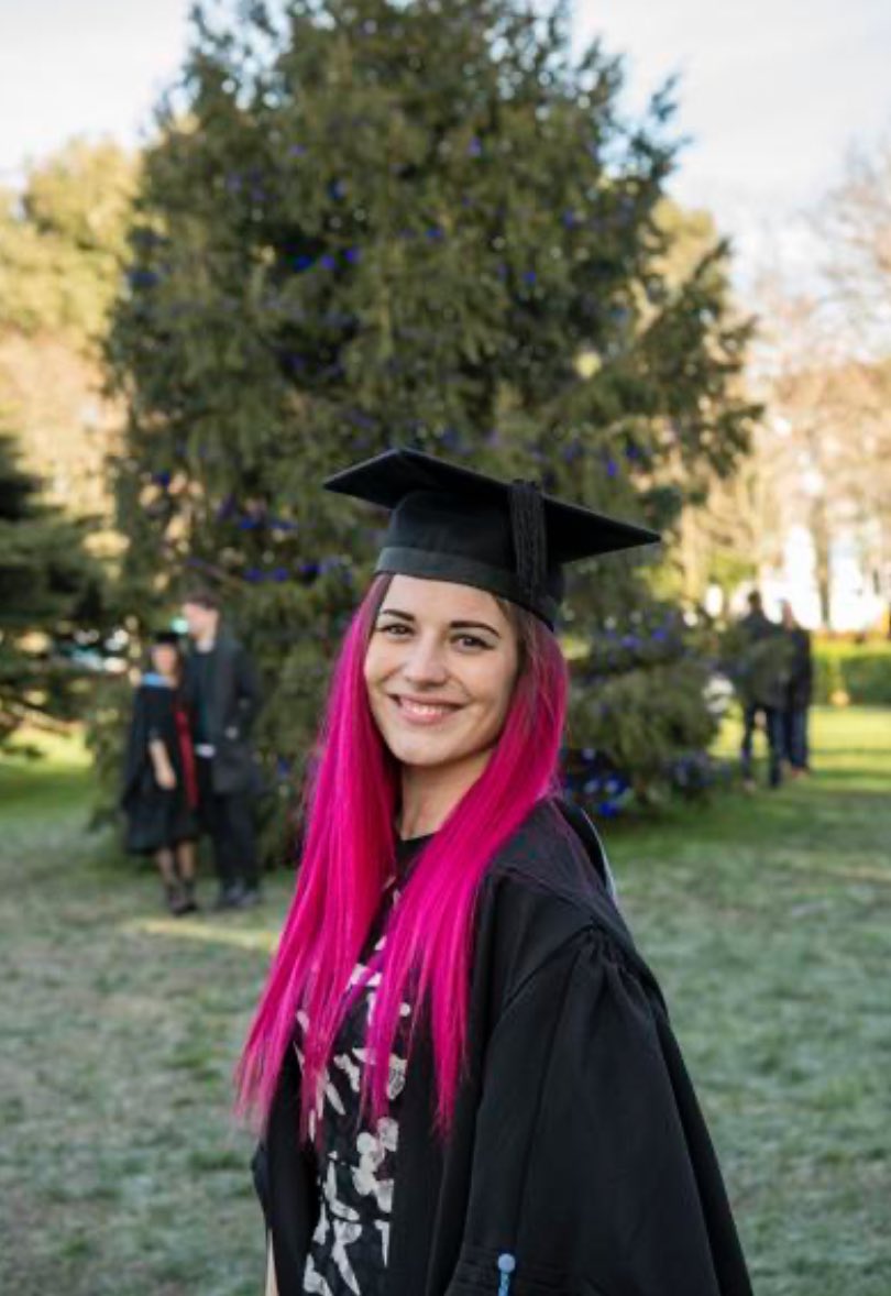 “Just look at the degree on that chick”