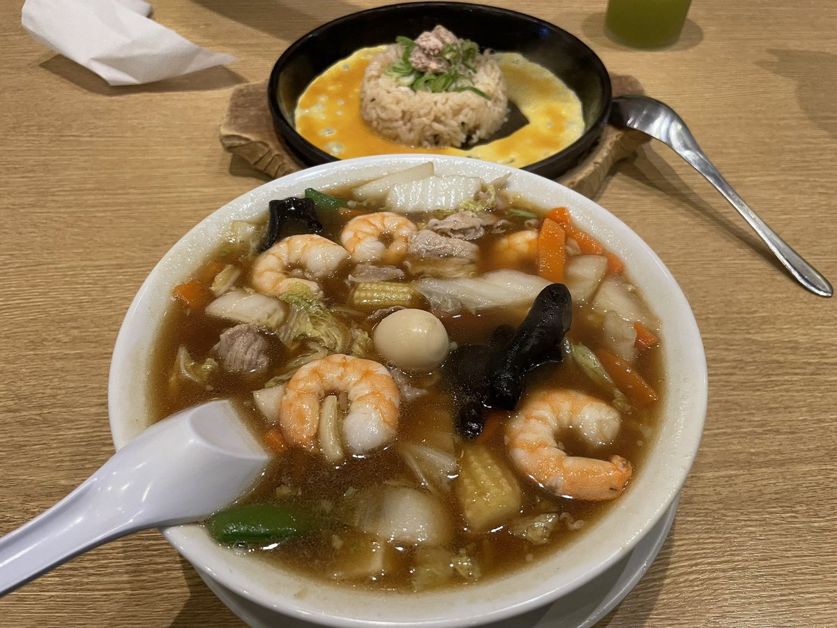 sendaiexp787's tweet image. 丸源ラーメンの冬限定「海老五目そば」の季節になりましたので、皆様にお知らせまで🦐

#217find