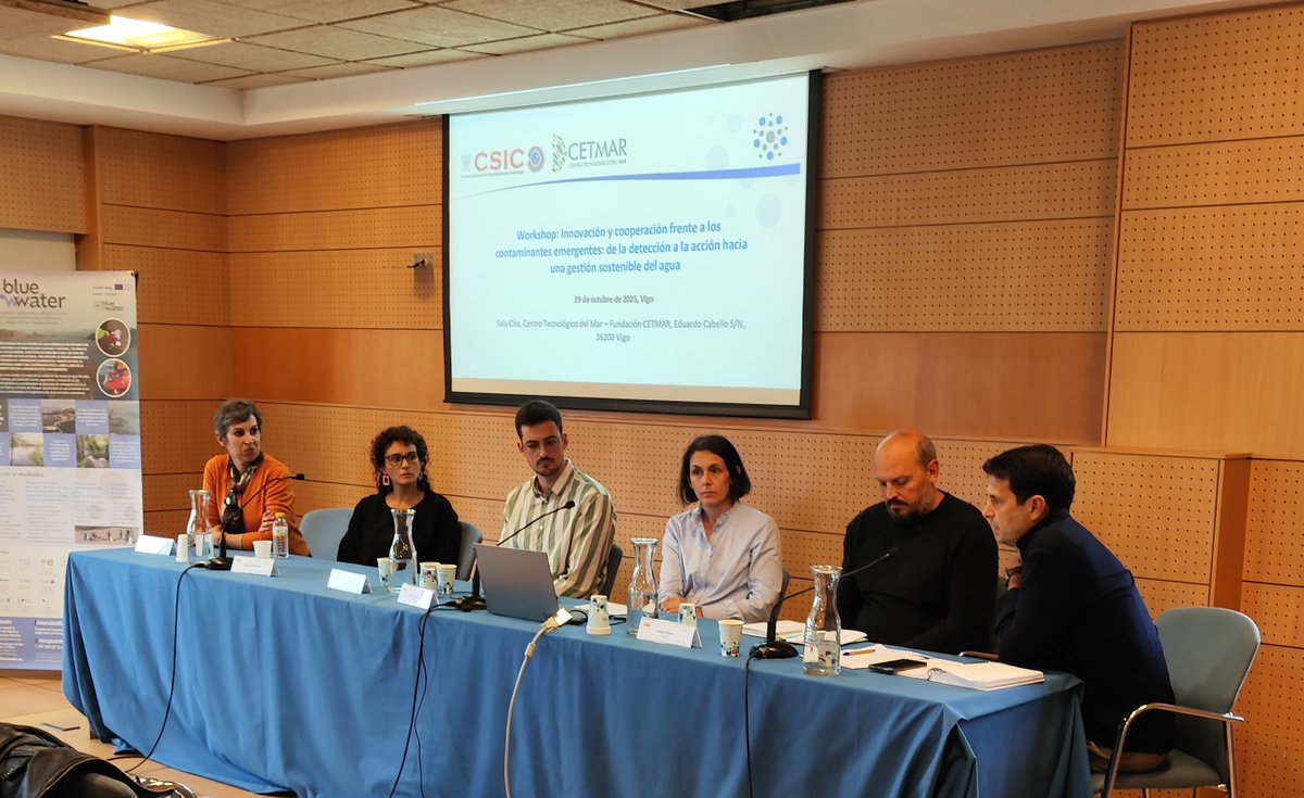 📢 Workshop - Innovación y cooperación frente a los contaminantes emergentes 💧
El 29/10 reunimos a cerca de 60 especialistas en Vigo para debatir detección, monitorización y tratamiento de contaminantes emergentes en aguas de Galicia y Portugal

Para mas info visita nuestra web